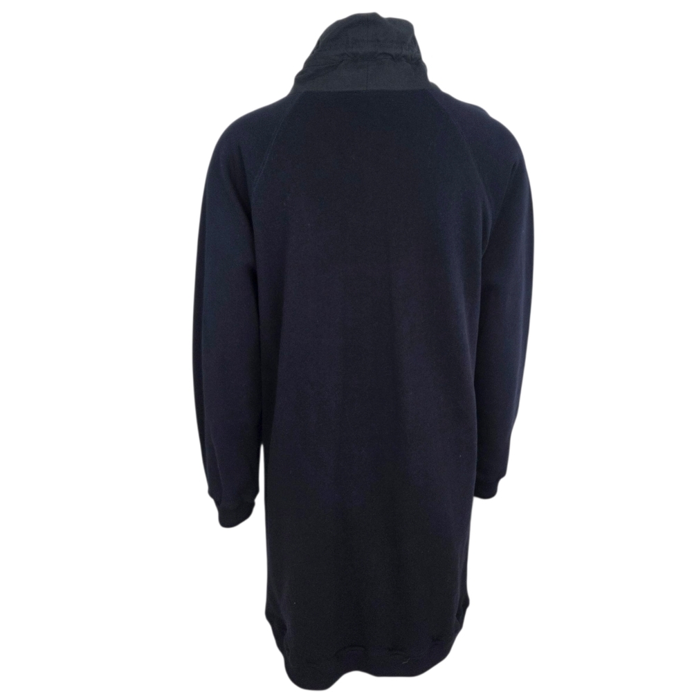 G. Label By Goop Henrietta Sweatshirt Dress Womens Medium Navy Blue Quiet Luxury - Picture 8 of 13